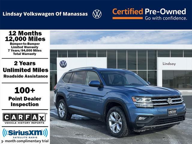 used 2019 Volkswagen Atlas car, priced at $21,997