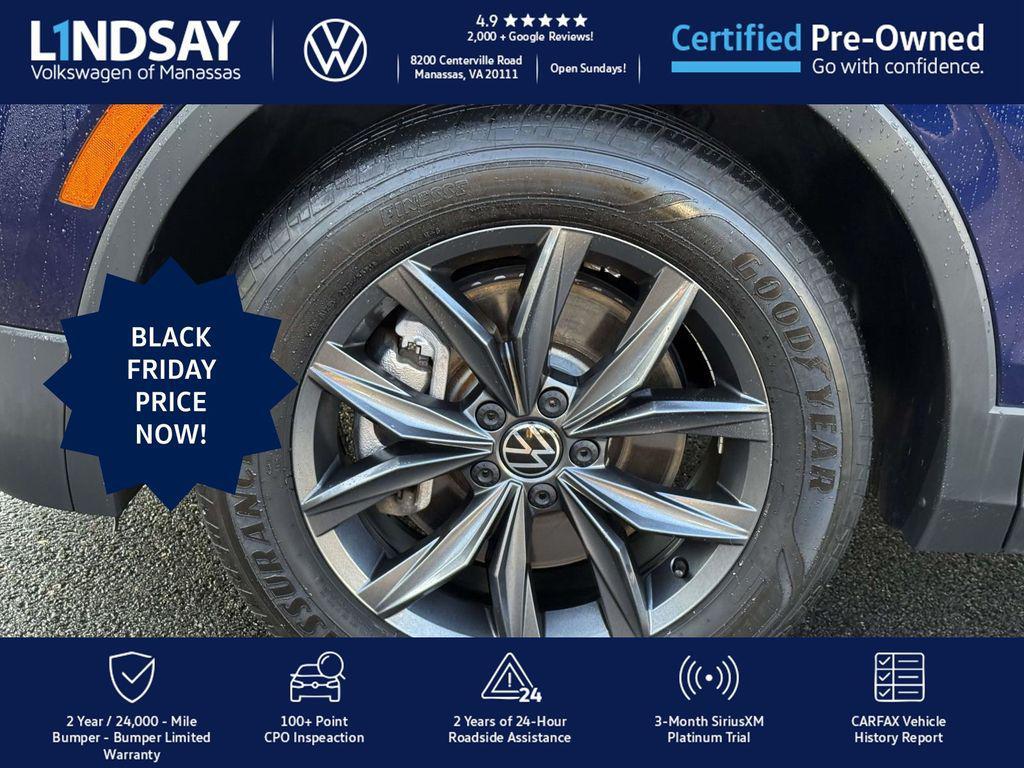 used 2022 Volkswagen Tiguan car, priced at $21,557