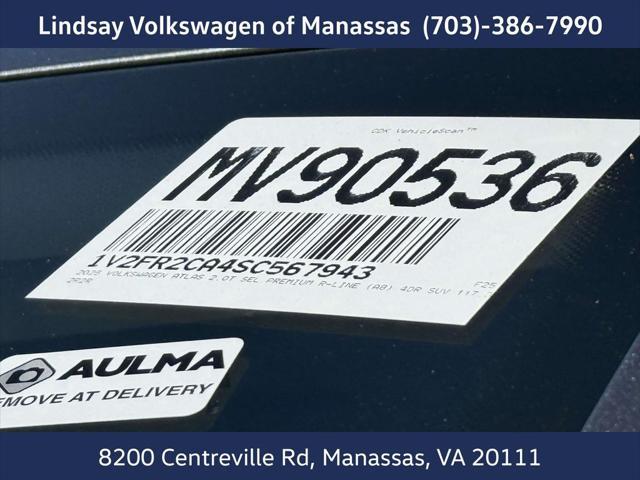 new 2025 Volkswagen Atlas car, priced at $50,253