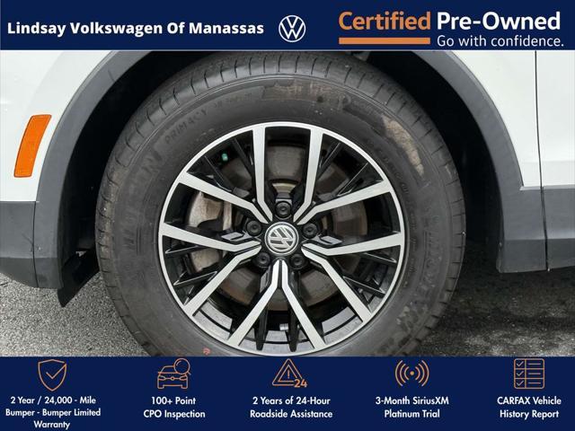 used 2021 Volkswagen Tiguan car, priced at $22,997