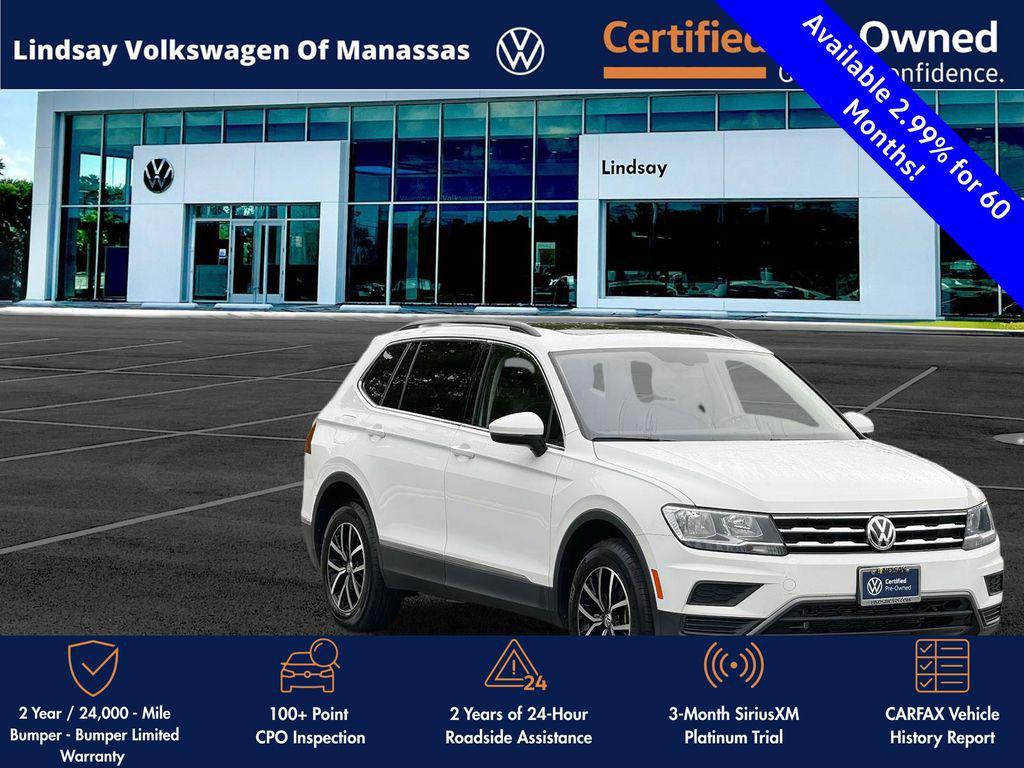 used 2021 Volkswagen Tiguan car, priced at $20,997