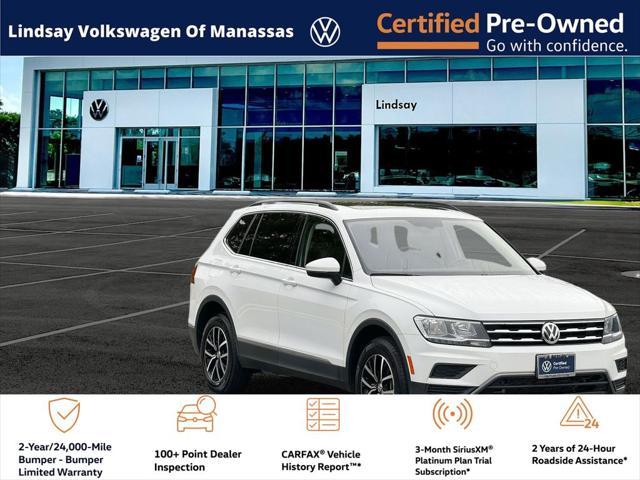 used 2021 Volkswagen Tiguan car, priced at $22,997