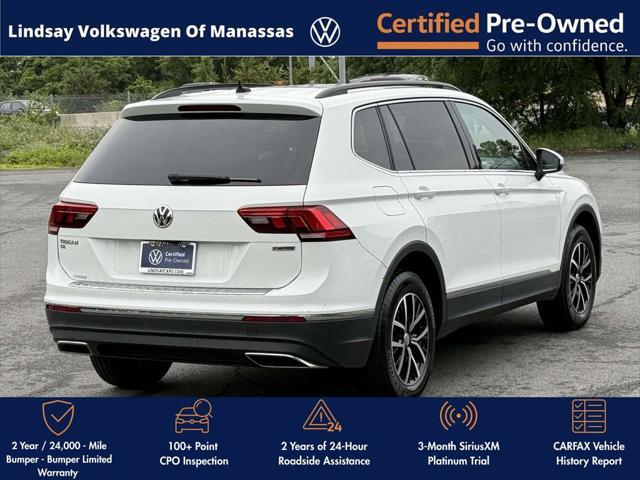 used 2021 Volkswagen Tiguan car, priced at $22,997