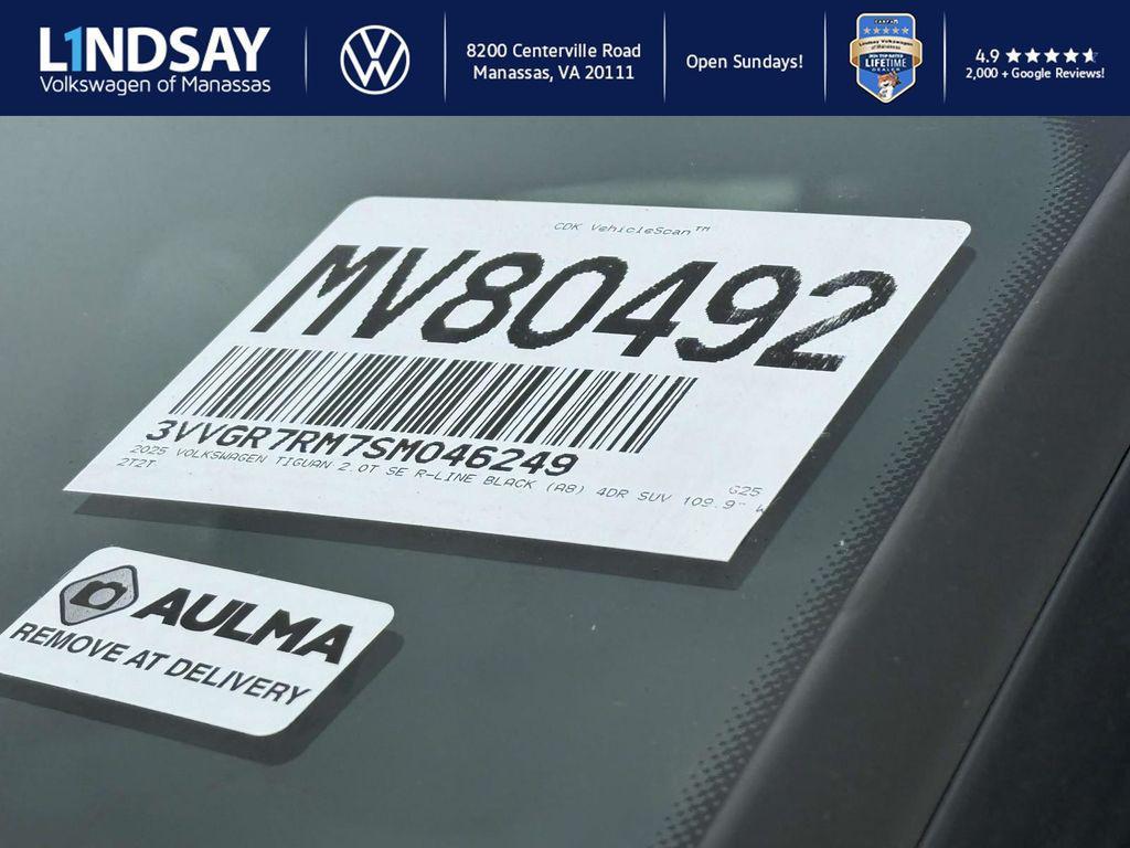 new 2025 Volkswagen Tiguan car, priced at $33,805