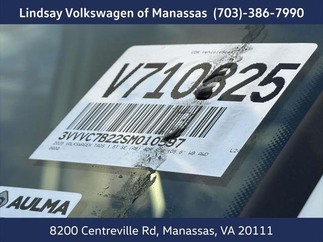 new 2025 Volkswagen Taos car, priced at $31,659