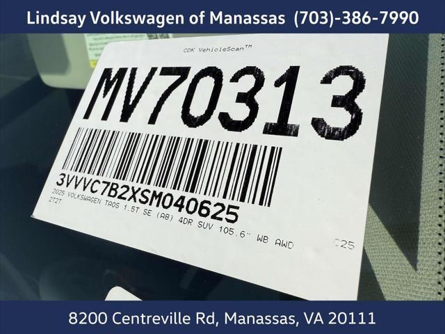 new 2025 Volkswagen Taos car, priced at $31,486