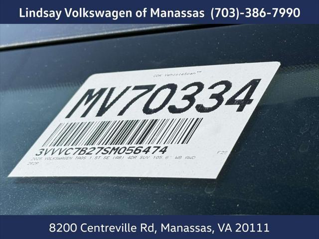 new 2025 Volkswagen Taos car, priced at $31,486
