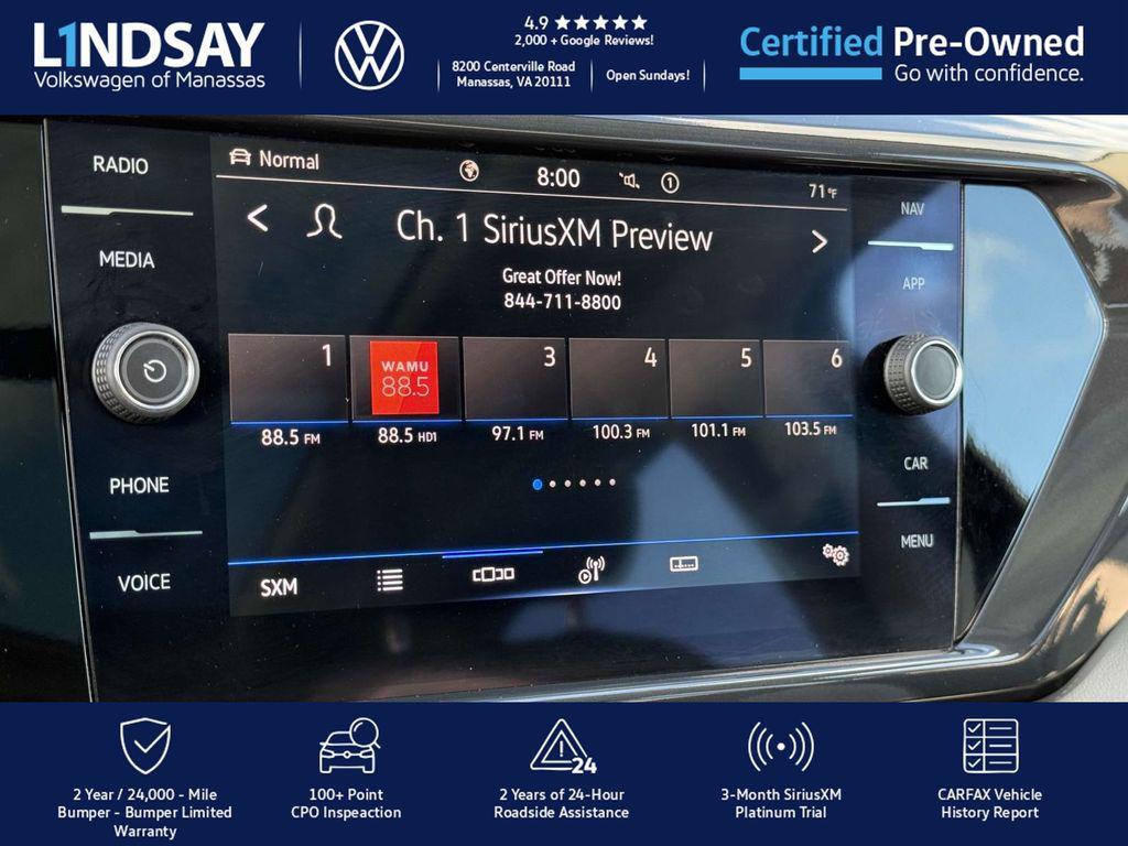used 2022 Volkswagen Taos car, priced at $20,997