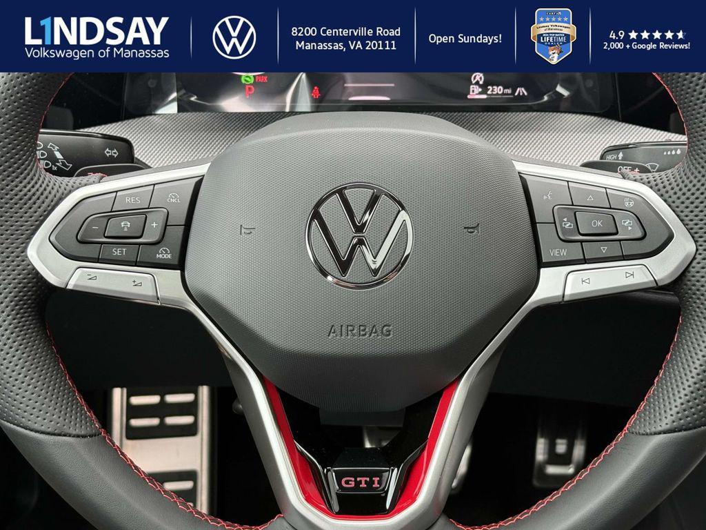 new 2025 Volkswagen Golf GTI car, priced at $39,279