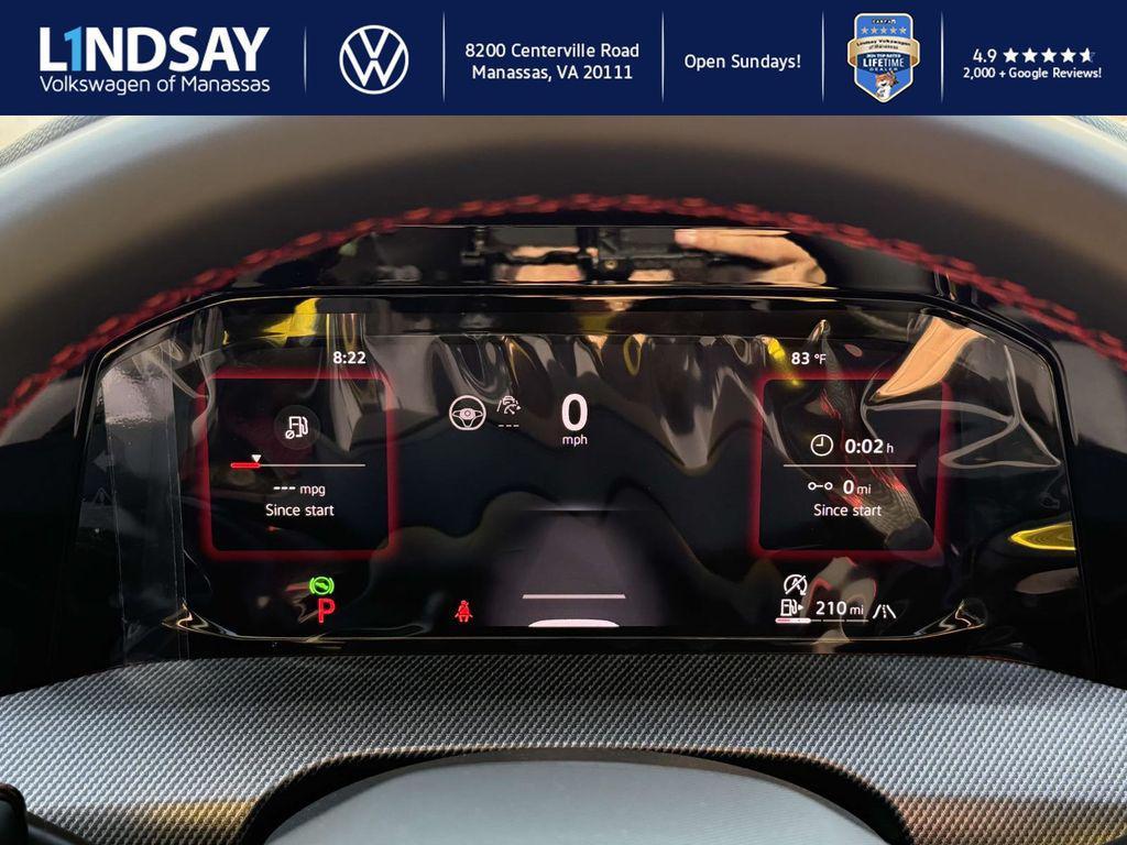 new 2025 Volkswagen Golf GTI car, priced at $37,722