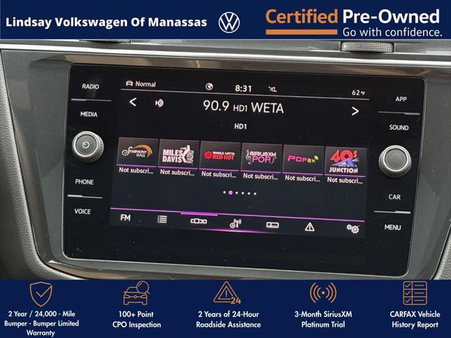 used 2022 Volkswagen Tiguan car, priced at $25,997