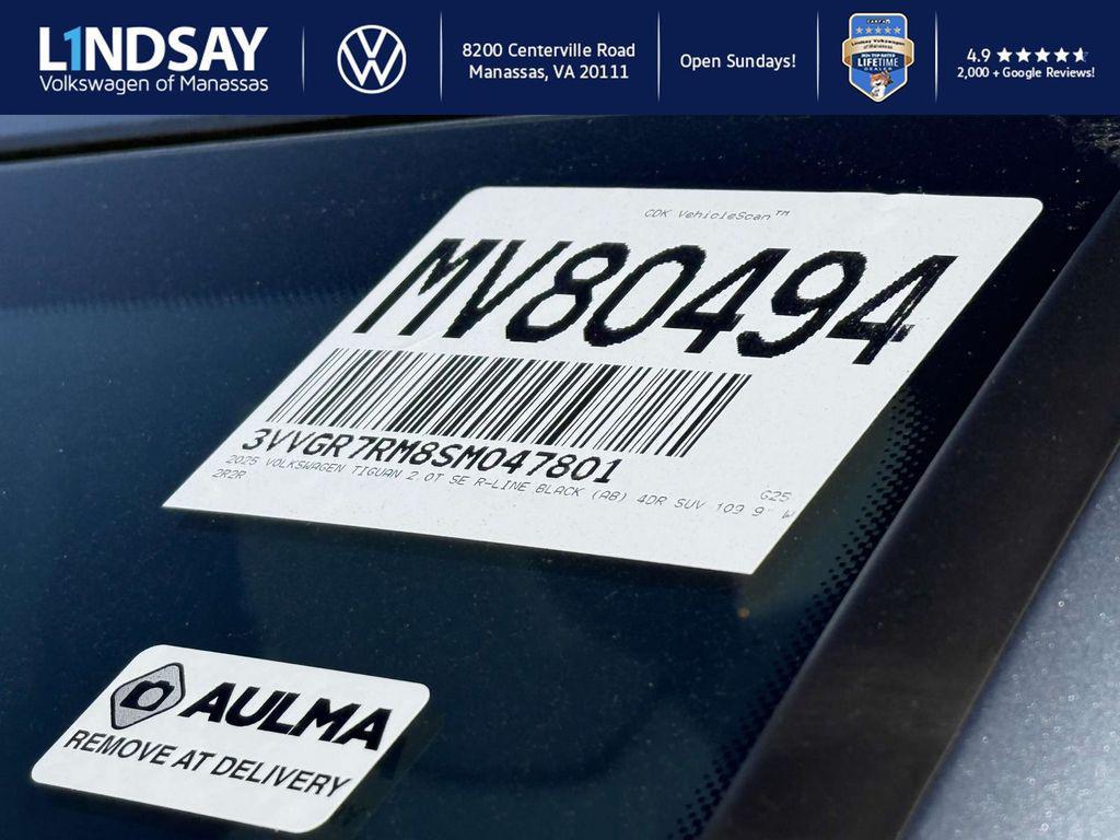 new 2025 Volkswagen Tiguan car, priced at $36,805