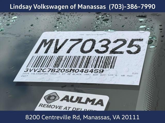 new 2025 Volkswagen Taos car, priced at $32,633
