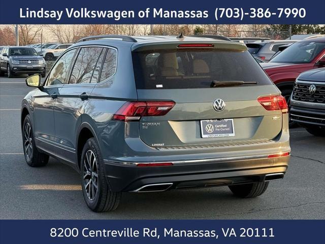 used 2021 Volkswagen Tiguan car, priced at $17,777