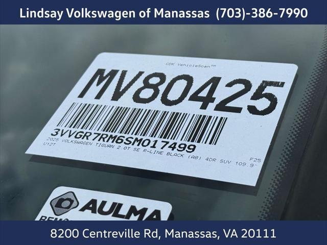 new 2025 Volkswagen Tiguan car, priced at $38,395