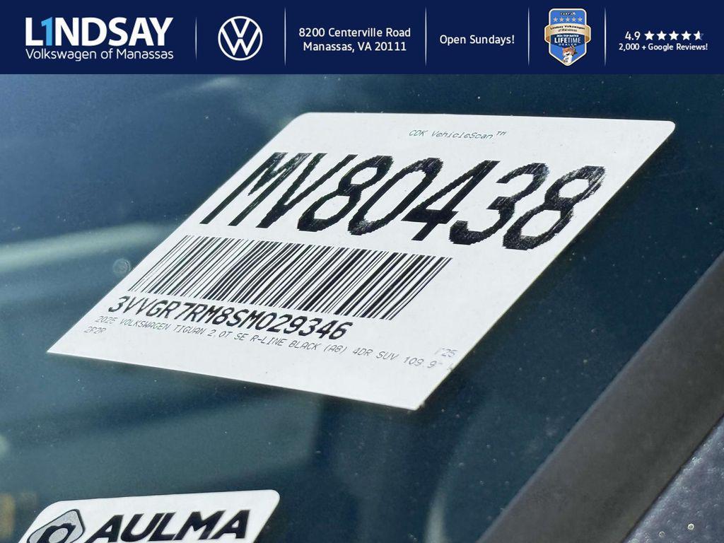 new 2025 Volkswagen Tiguan car, priced at $33,078