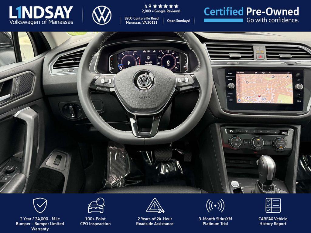 used 2021 Volkswagen Tiguan car, priced at $23,997