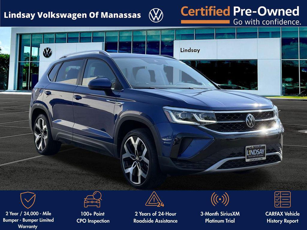 used 2022 Volkswagen Taos car, priced at $24,454