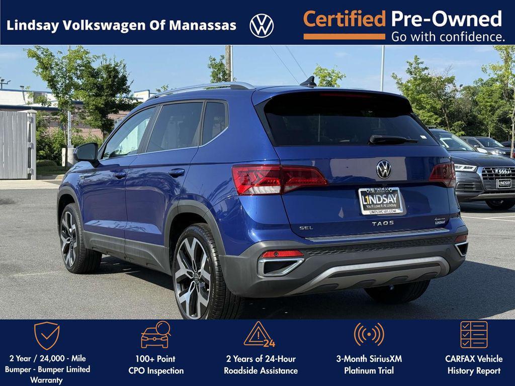 used 2022 Volkswagen Taos car, priced at $24,454