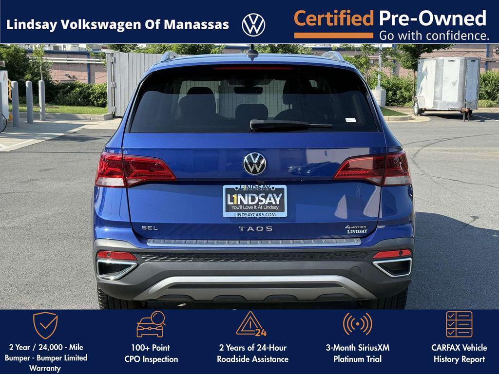 used 2022 Volkswagen Taos car, priced at $24,454