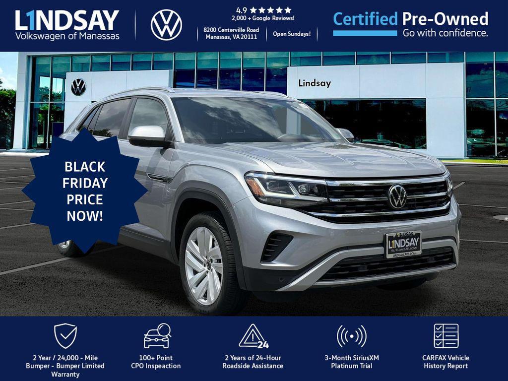 used 2023 Volkswagen Atlas Cross Sport car, priced at $28,557