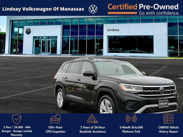 used 2021 Volkswagen Atlas car, priced at $27,997