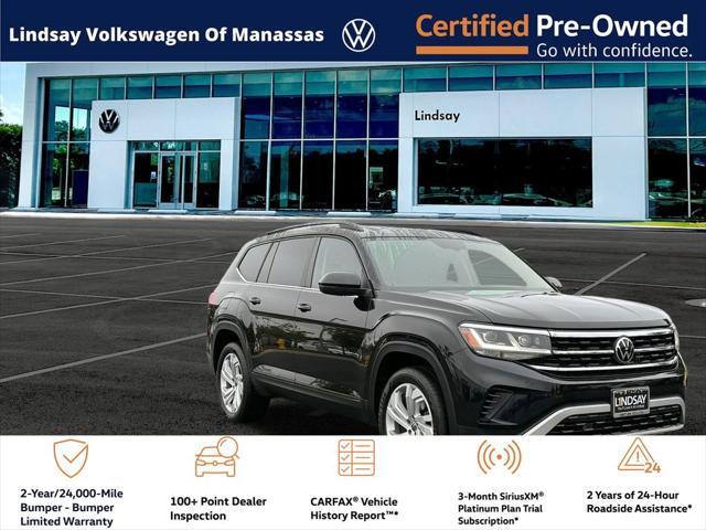 used 2021 Volkswagen Atlas car, priced at $27,997