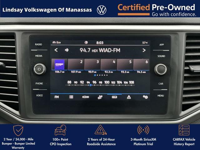 used 2021 Volkswagen Atlas car, priced at $27,997