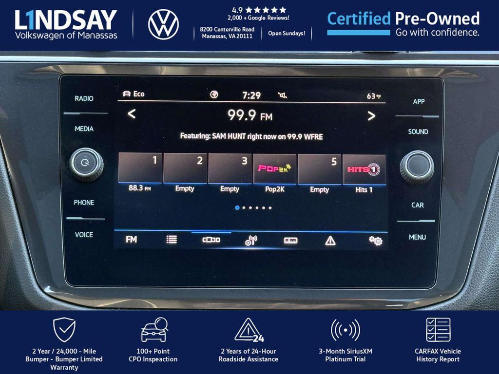used 2021 Volkswagen Tiguan car, priced at $20,997