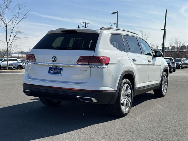 used 2021 Volkswagen Atlas car, priced at $25,555