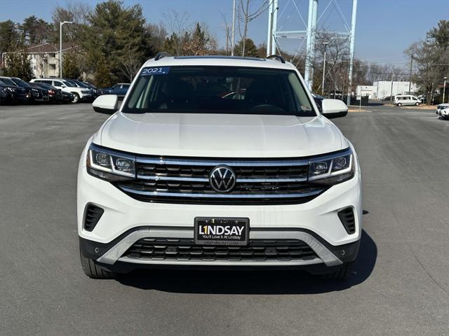 used 2021 Volkswagen Atlas car, priced at $25,555