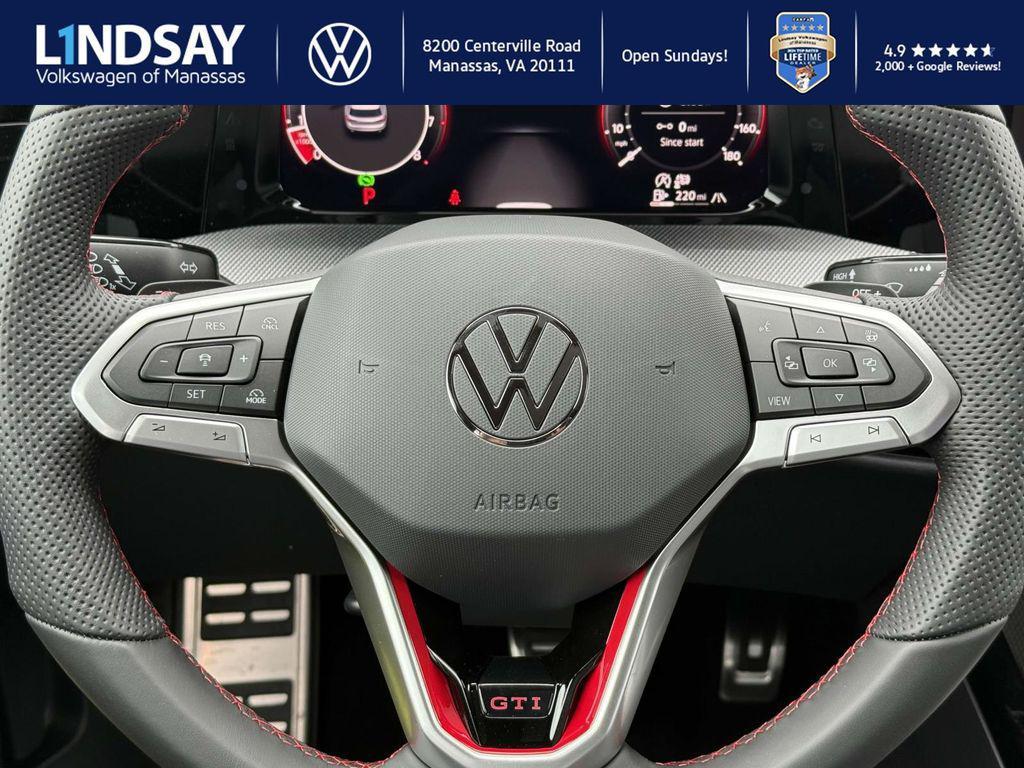 new 2025 Volkswagen Golf GTI car, priced at $41,837