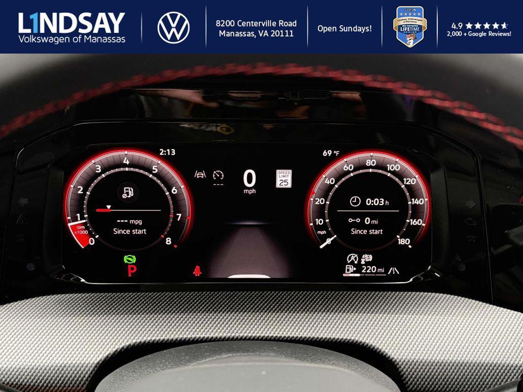 new 2025 Volkswagen Golf GTI car, priced at $41,837