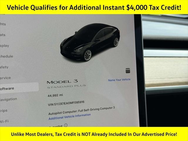 used 2021 Tesla Model 3 car, priced at $21,997