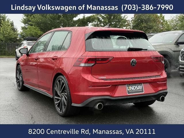 used 2024 Volkswagen Golf GTI car, priced at $34,557