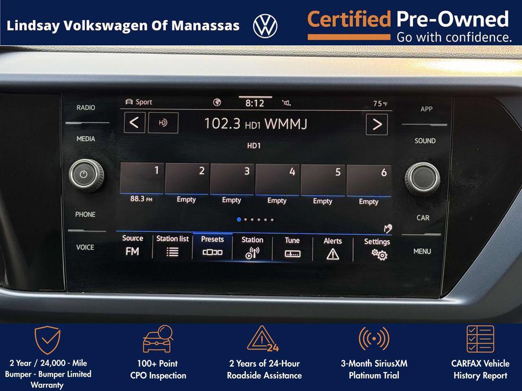 used 2024 Volkswagen Taos car, priced at $24,177