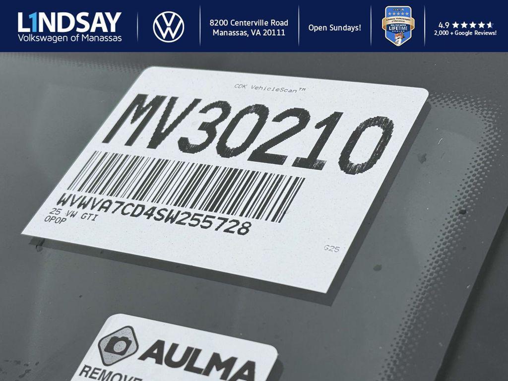 new 2025 Volkswagen Golf GTI car, priced at $41,512