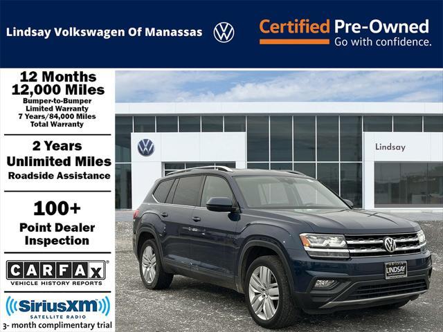 used 2019 Volkswagen Atlas car, priced at $19,557