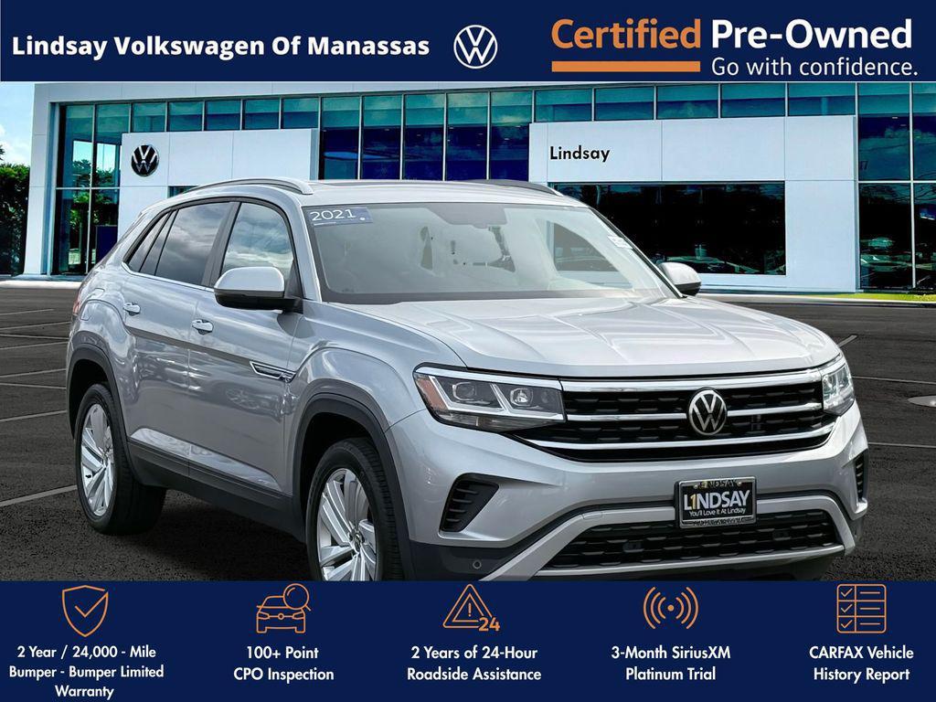 used 2021 Volkswagen Atlas Cross Sport car, priced at $25,557