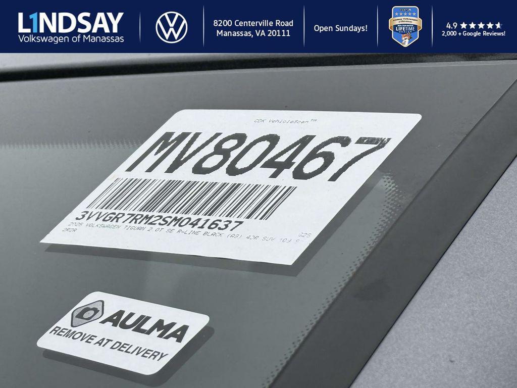 new 2025 Volkswagen Tiguan car, priced at $35,973