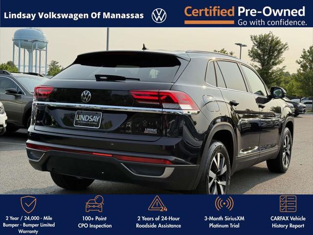 used 2022 Volkswagen Atlas Cross Sport car, priced at $26,997