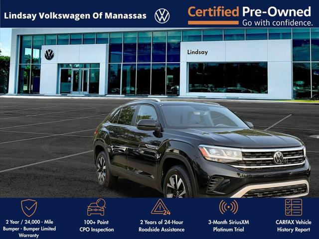 used 2022 Volkswagen Atlas Cross Sport car, priced at $26,997