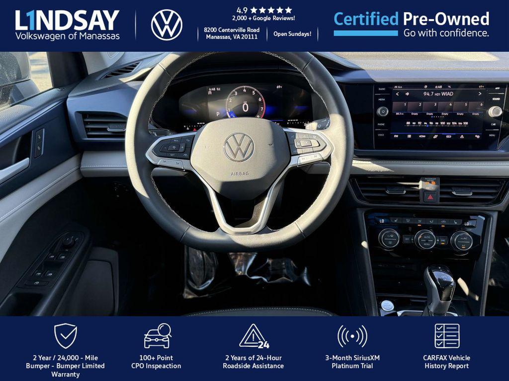 used 2024 Volkswagen Taos car, priced at $23,277