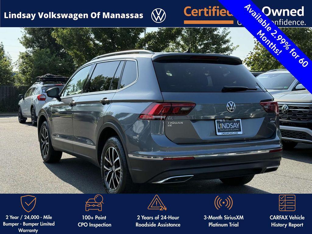 used 2021 Volkswagen Tiguan car, priced at $20,997