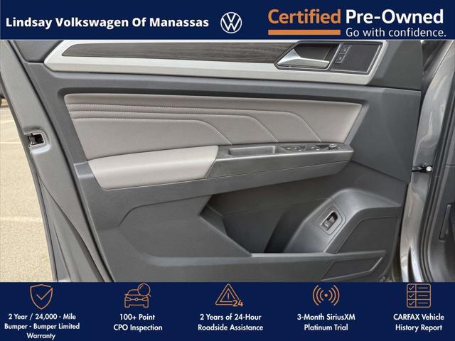 used 2022 Volkswagen Atlas car, priced at $25,997