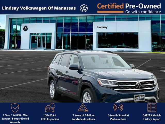 used 2021 Volkswagen Atlas car, priced at $22,997