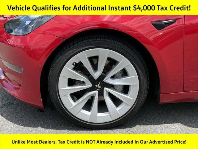 used 2022 Tesla Model 3 car, priced at $23,988