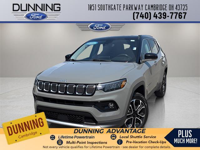 used 2022 Jeep Compass car, priced at $21,681