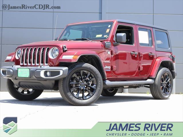 used 2021 Jeep Wrangler Unlimited 4xe car, priced at $31,299