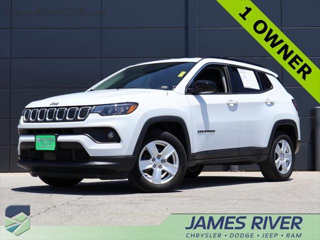 used 2022 Jeep Compass car, priced at $21,421